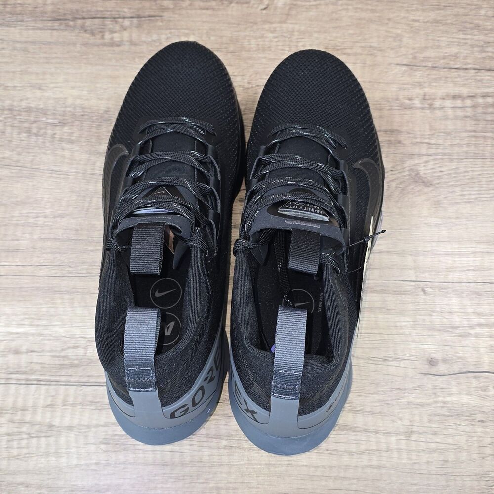 Nike Infinity Tour 2 GORE-TEX Men's 8.5 Black Gray Golf Shoes (FV4897-002) NEW - Picture 5 of 9